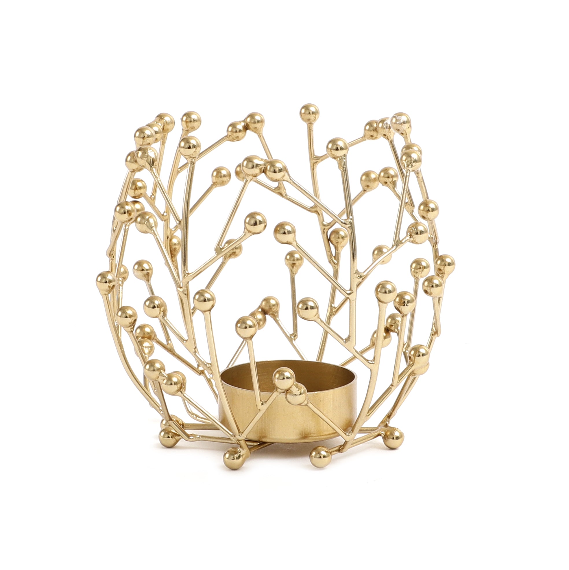 Juanita Tealight Holder in Gold