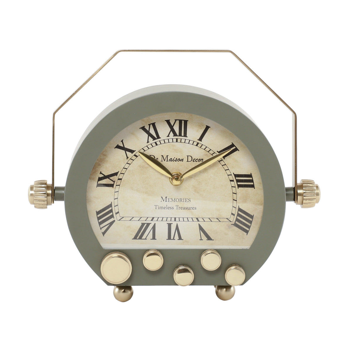 Kent Clock in green gold M.M.I. OVERSEAS