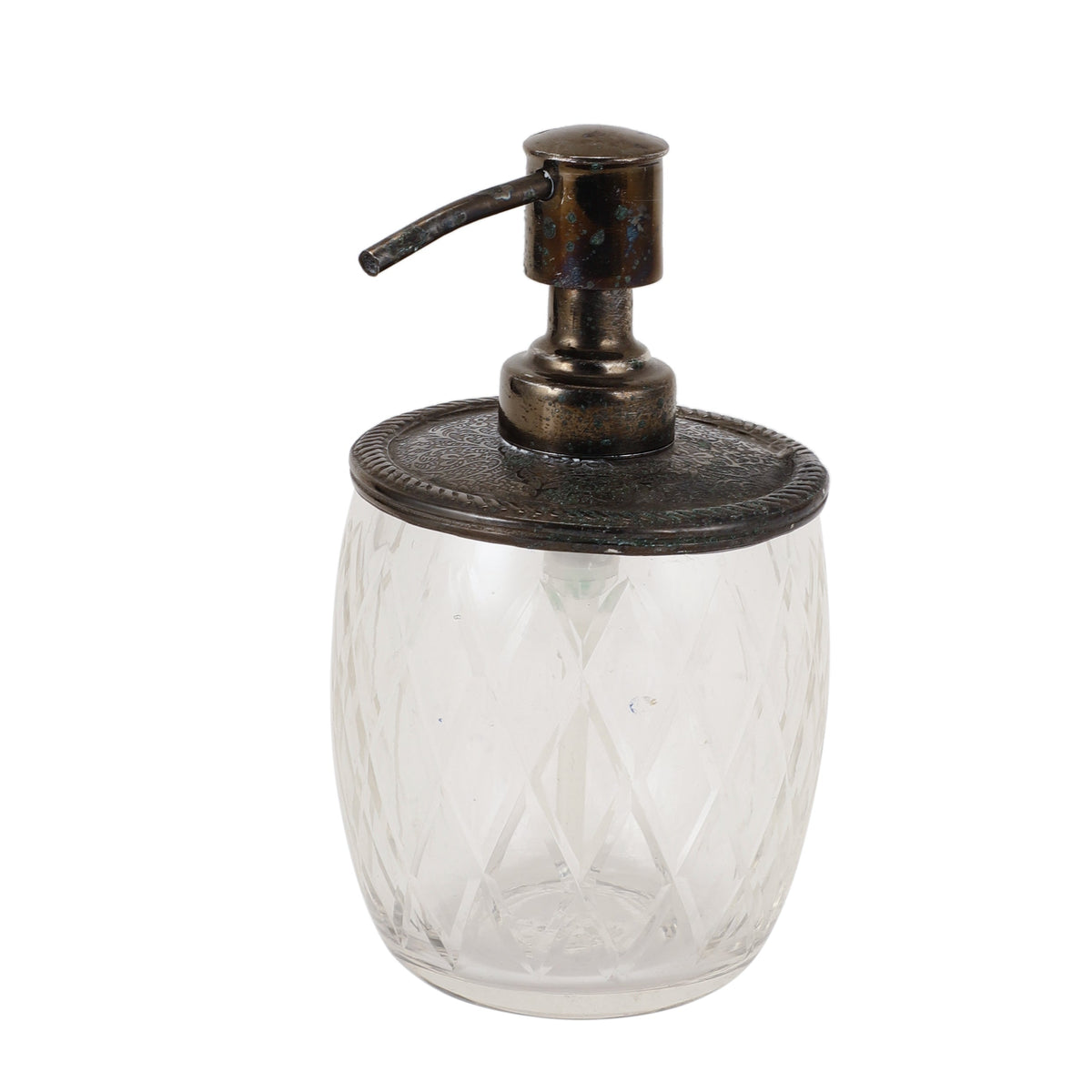 Olivia Daimond Crystal Cut bathroom set in Black M.M.I. OVERSEAS
