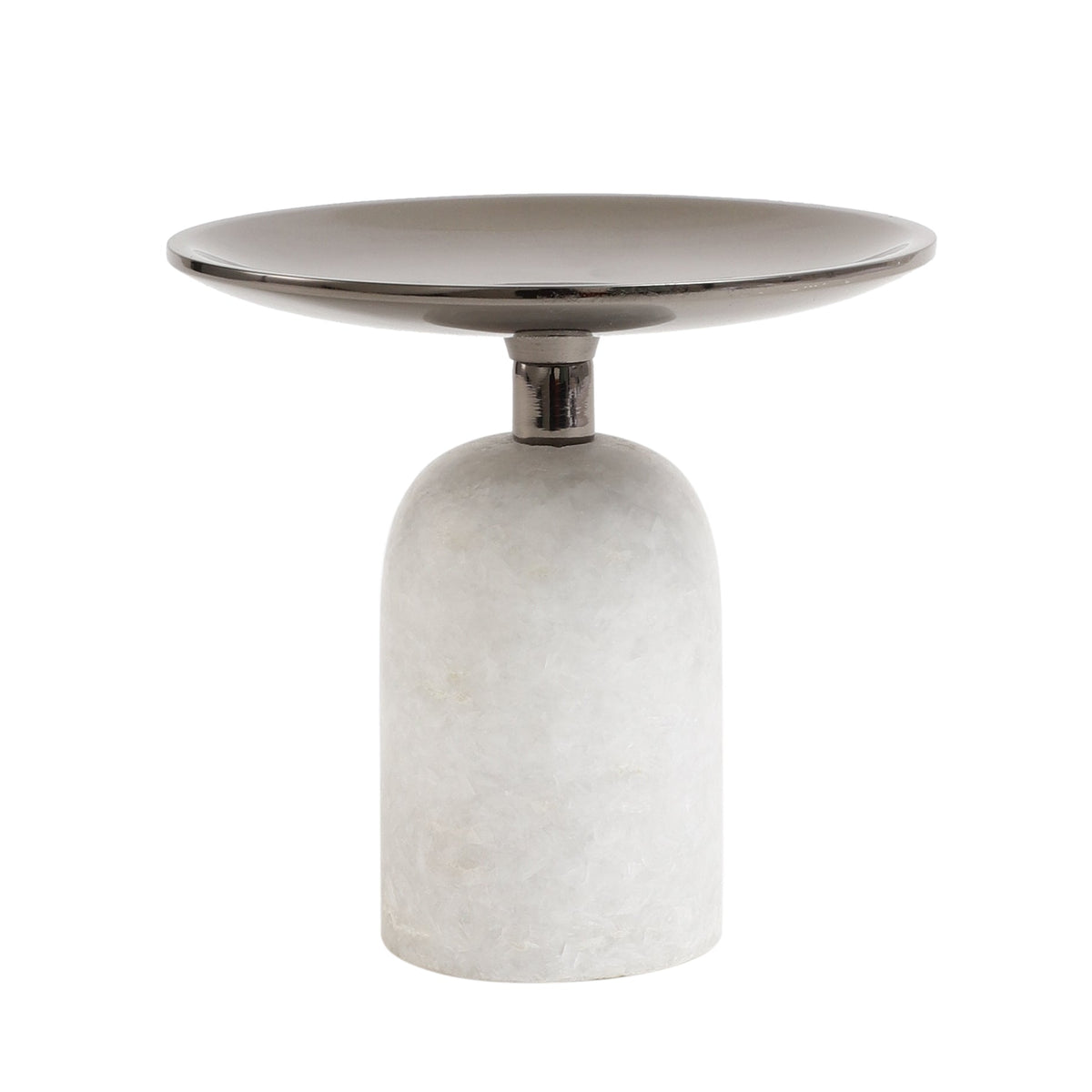 Marble Pri Pillar Candle mini stand in black M.M.I. OVERSEAS