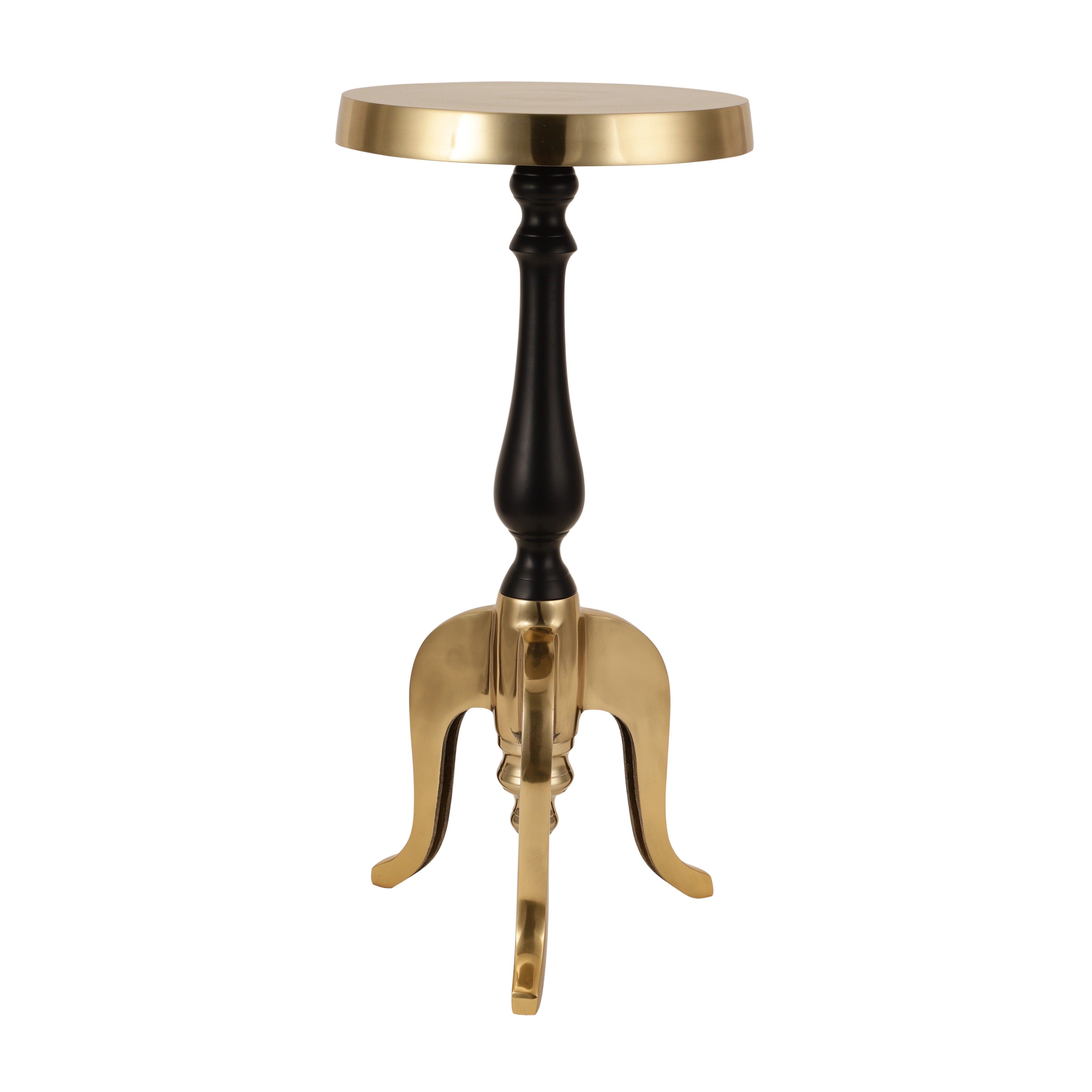 Markus Drink Table in Gold Black M.M.I. OVERSEAS