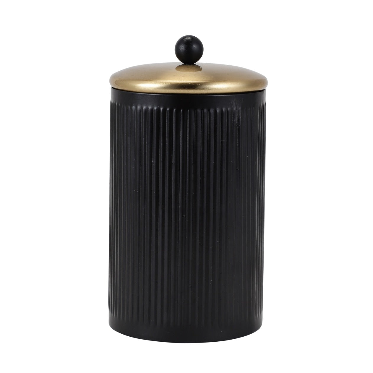 Luxora cylindrical box large in Black -OUCHCART