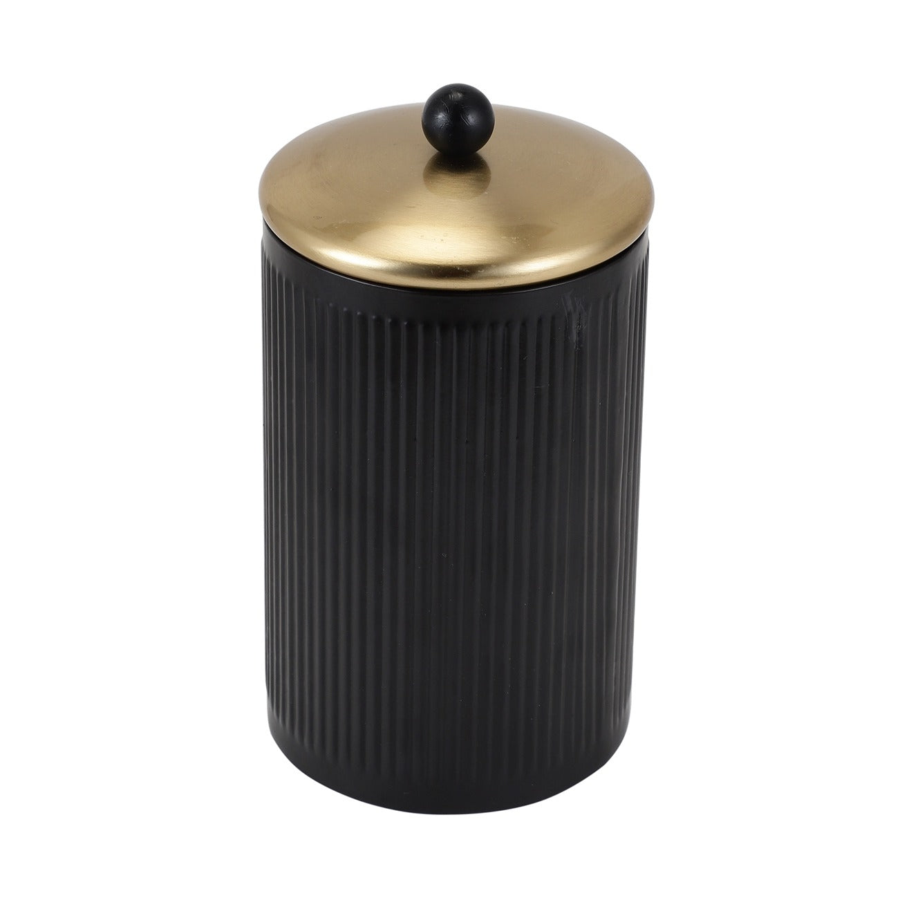 Luxora cylindrical box large in Black