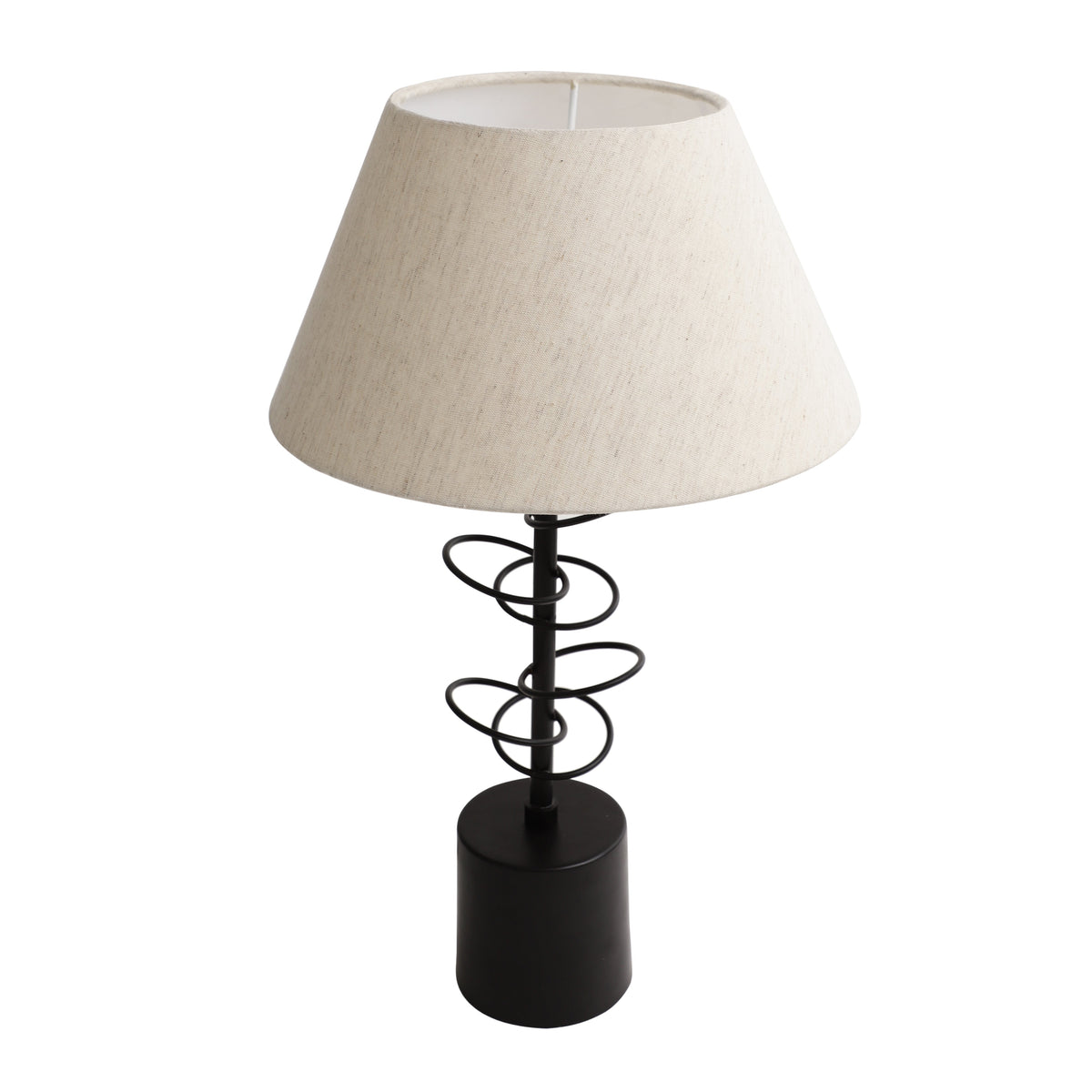 Cascading rings lamp black M.M.I. OVERSEAS