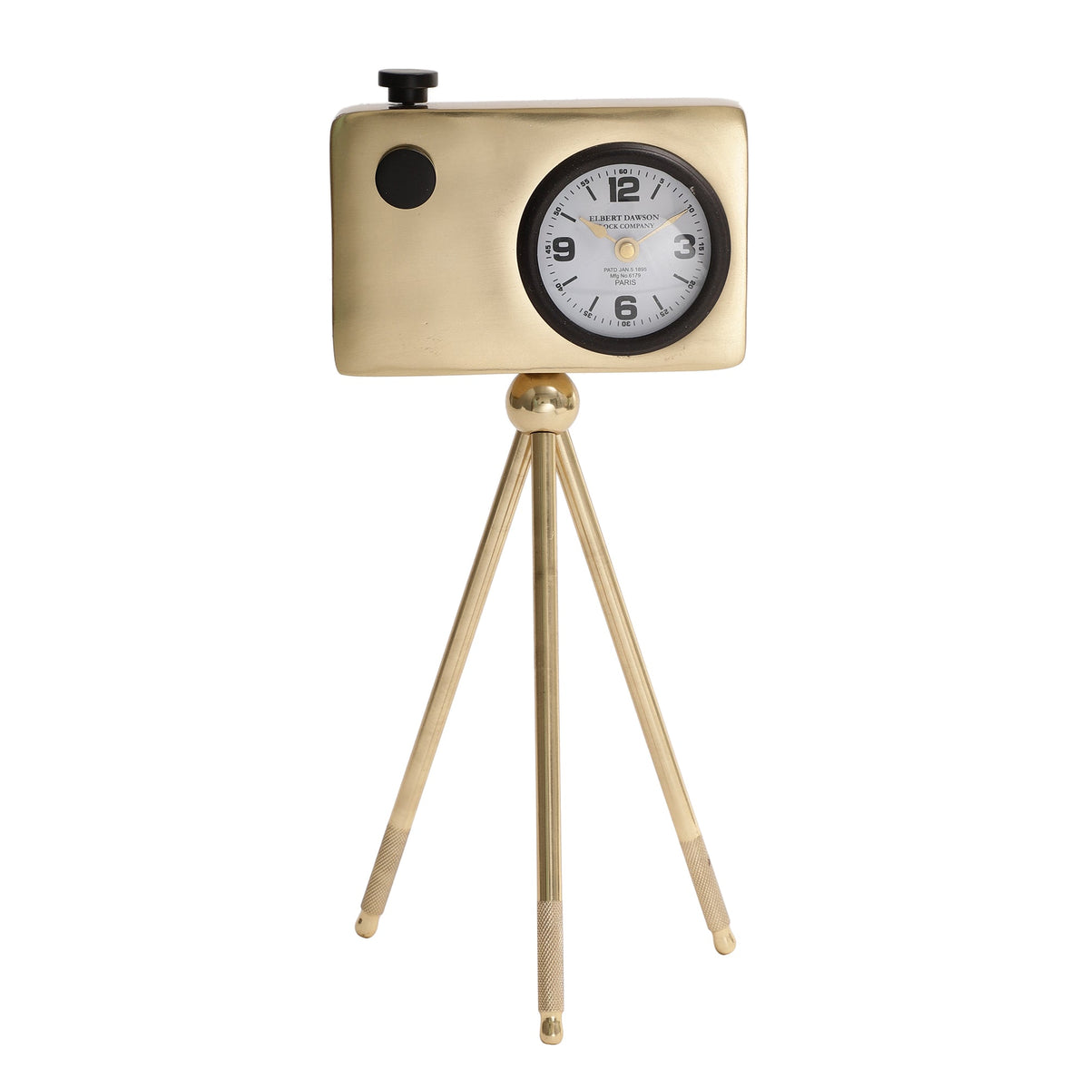 Cameratic Clock in Gold M.M.I. OVERSEAS