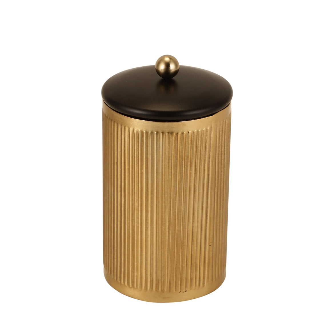 Luxora cylindrical box large in Gold M.M.I. OVERSEAS