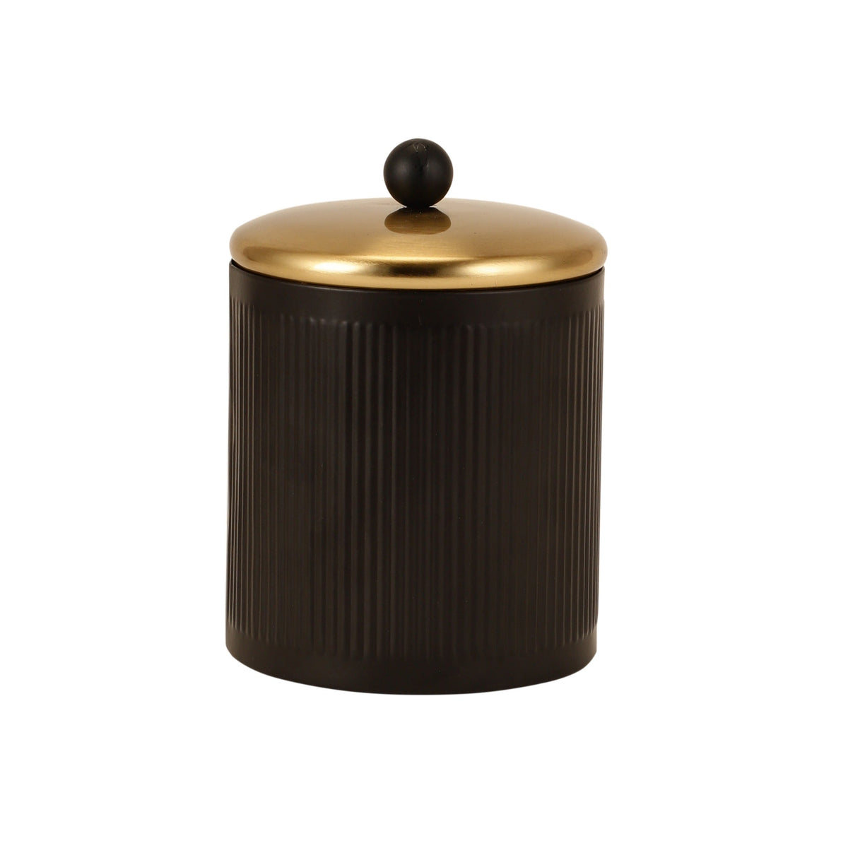 Luxora cylindrical box in Black M.M.I. OVERSEAS