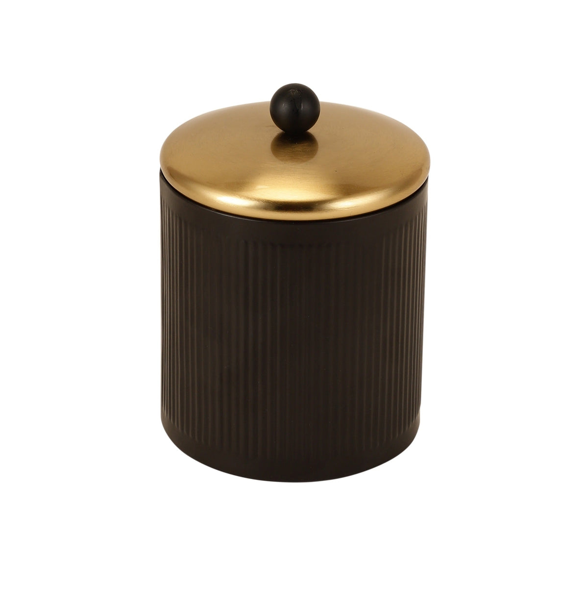 Luxora cylindrical box in Black M.M.I. OVERSEAS