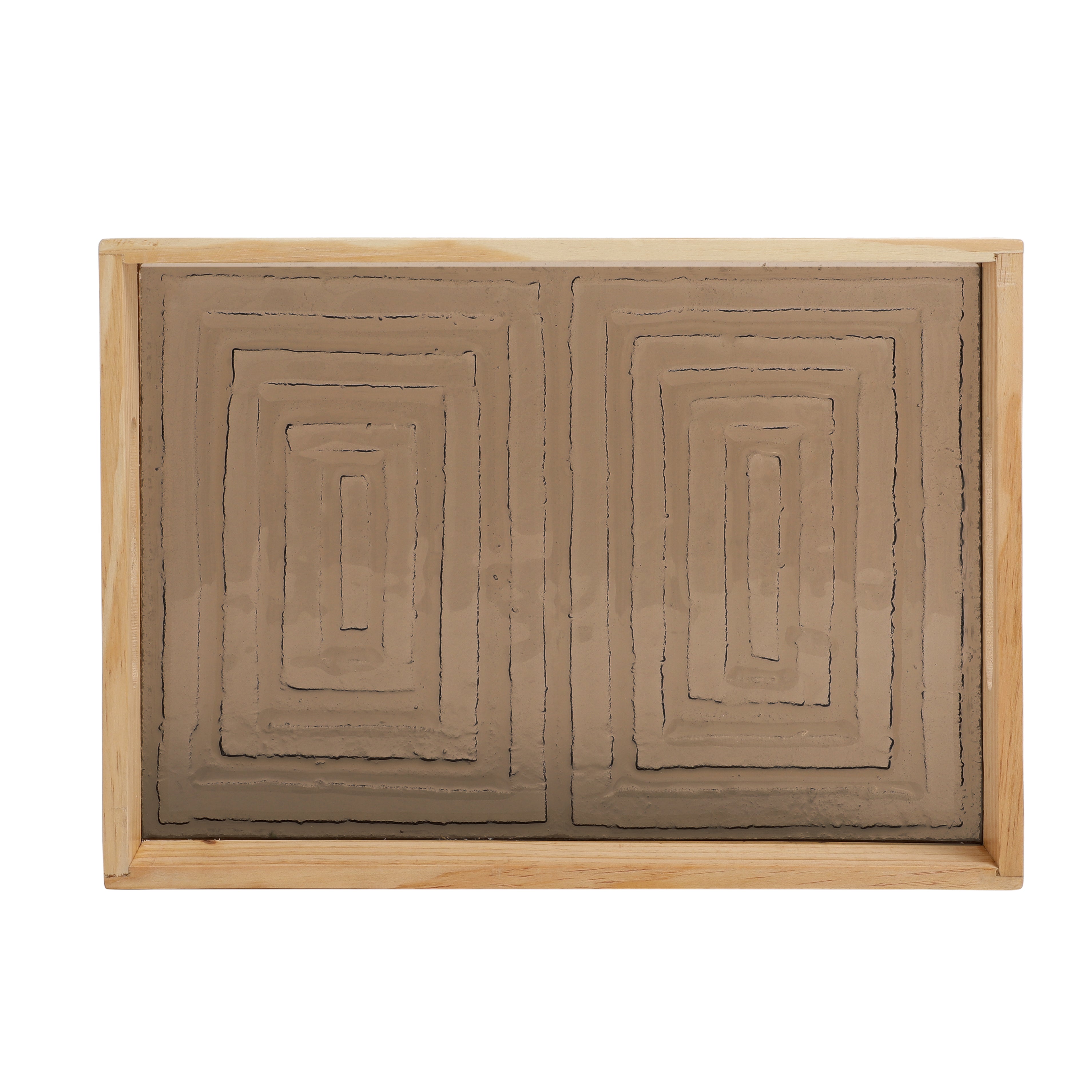 Hugo Brown Glass Tray M.M.I. OVERSEAS