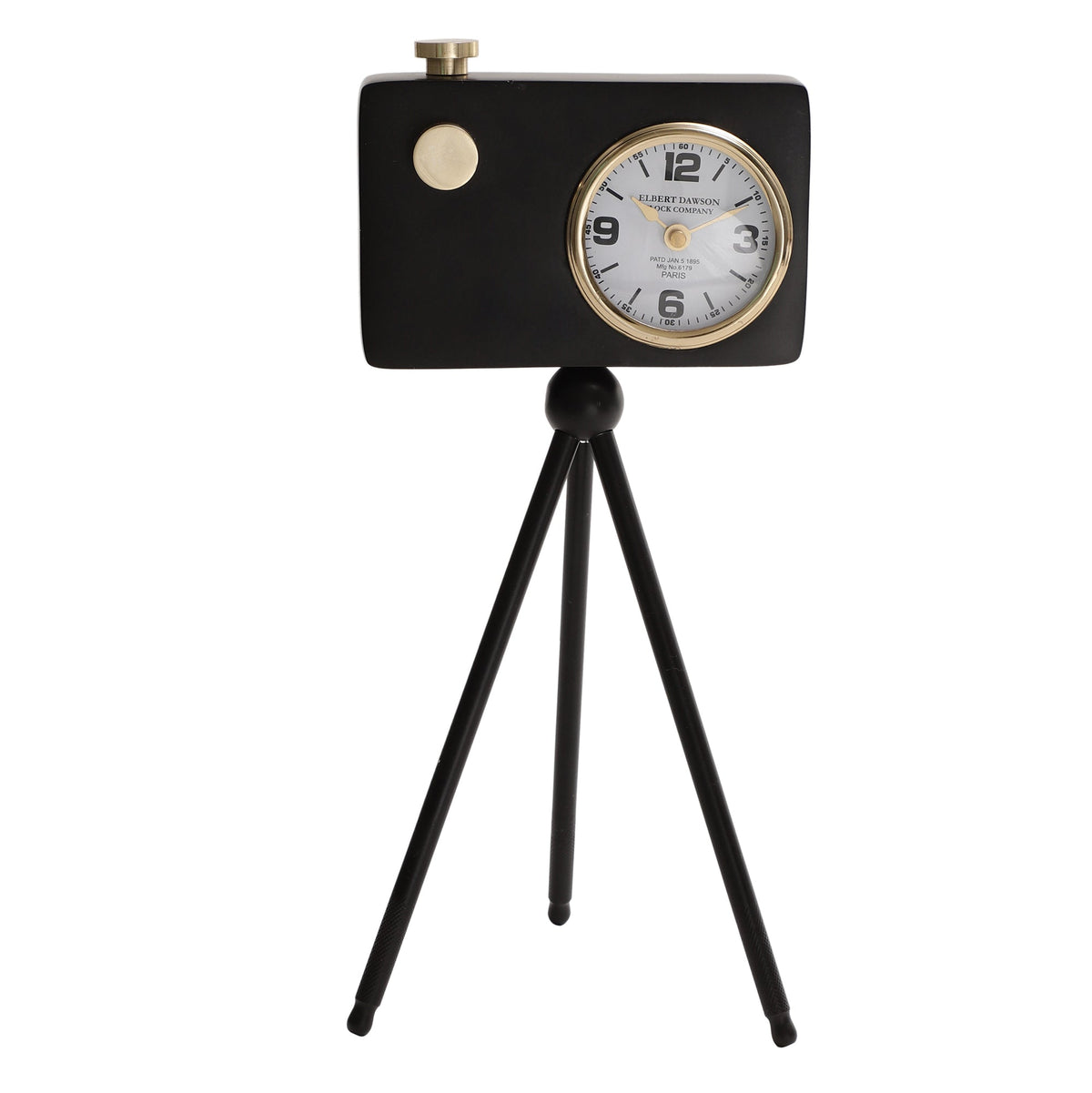 Cameratic Clock in Black M.M.I. OVERSEAS