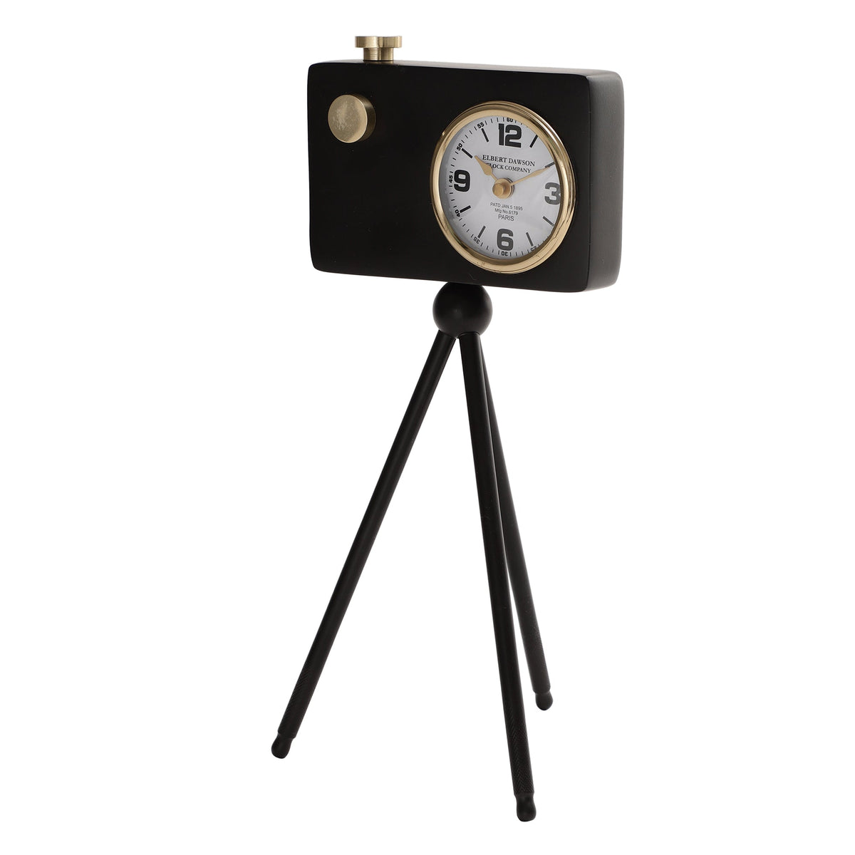 Cameratic Clock in Black M.M.I. OVERSEAS