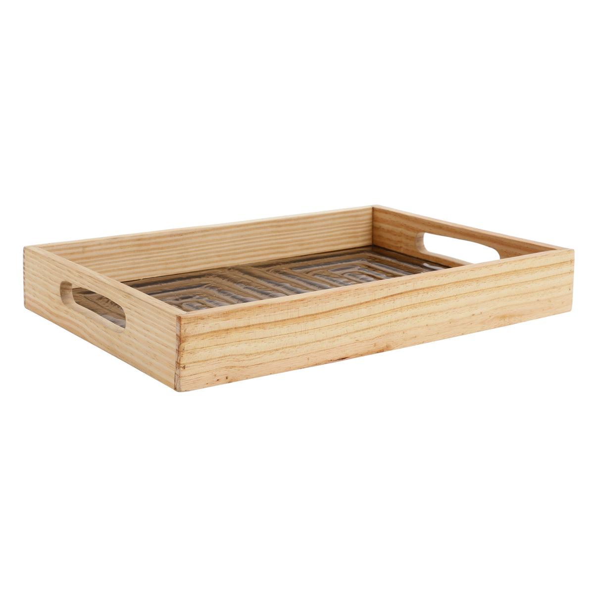 Hugo Brown Glass Tray M.M.I. OVERSEAS