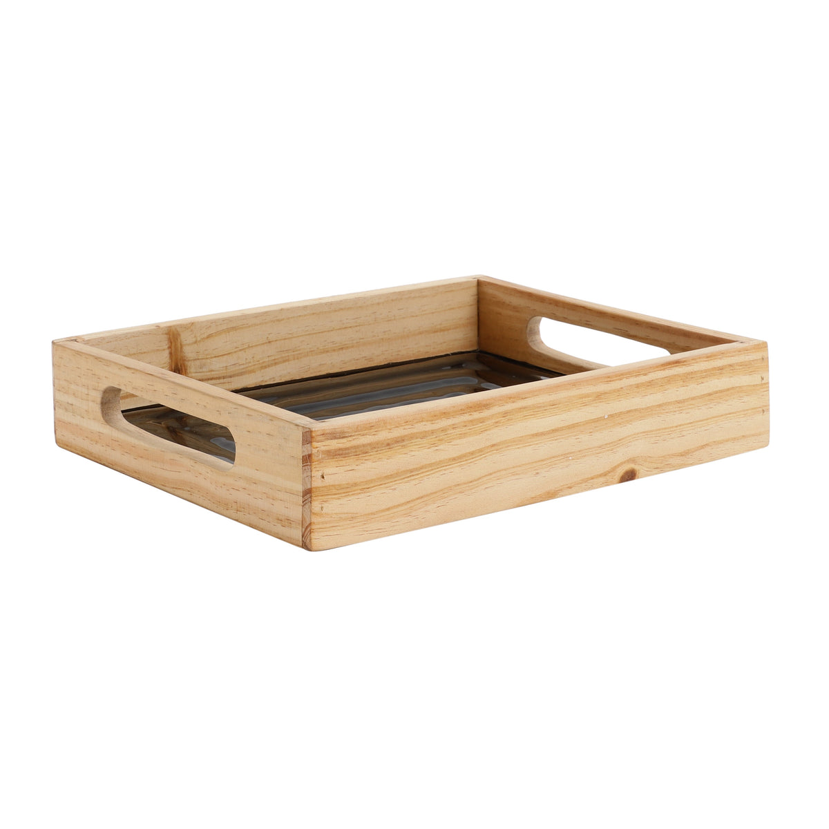 Hugo Black Glass Tray - Small Size M.M.I. OVERSEAS