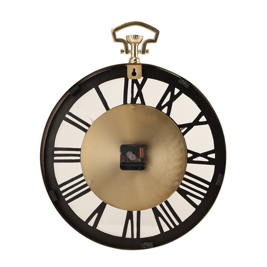 Vigil Wall Clock in Gold - OUCHCART