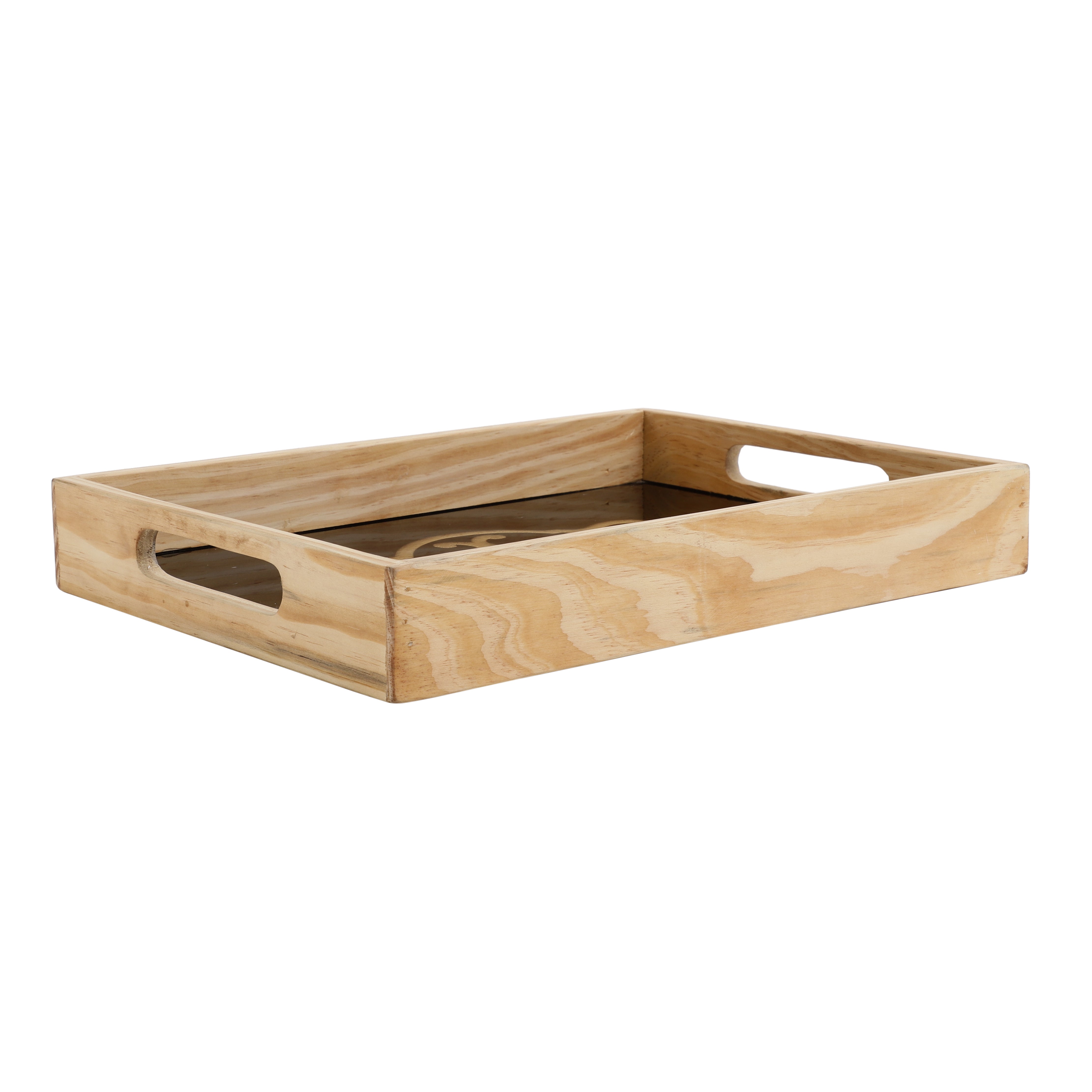 Zamora Embossed Glass Tray - small size M.M.I. OVERSEAS