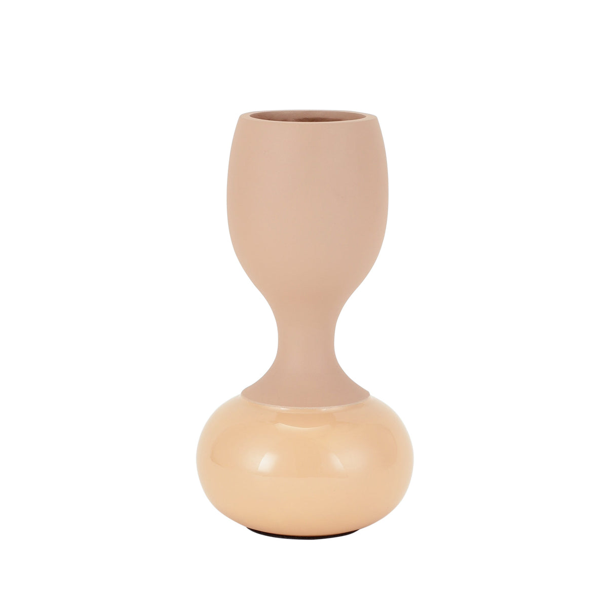 Chalice Peach Enamel Vase M.M.I. OVERSEAS