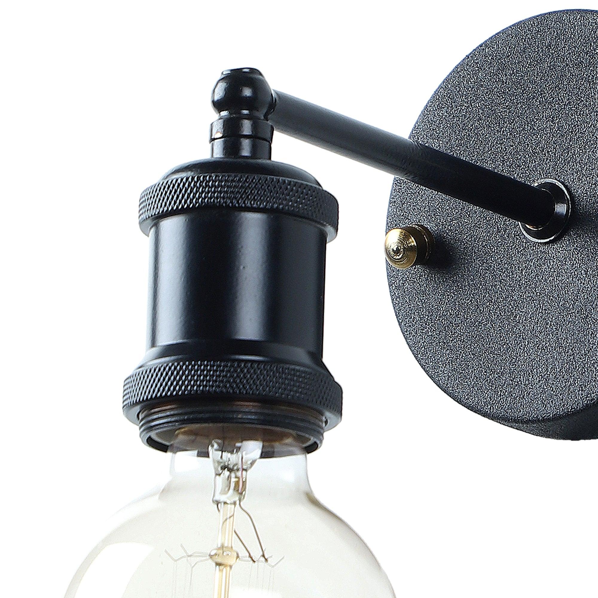 Elements Black Metal Wall Light by SS Lightings - Ouch Cart