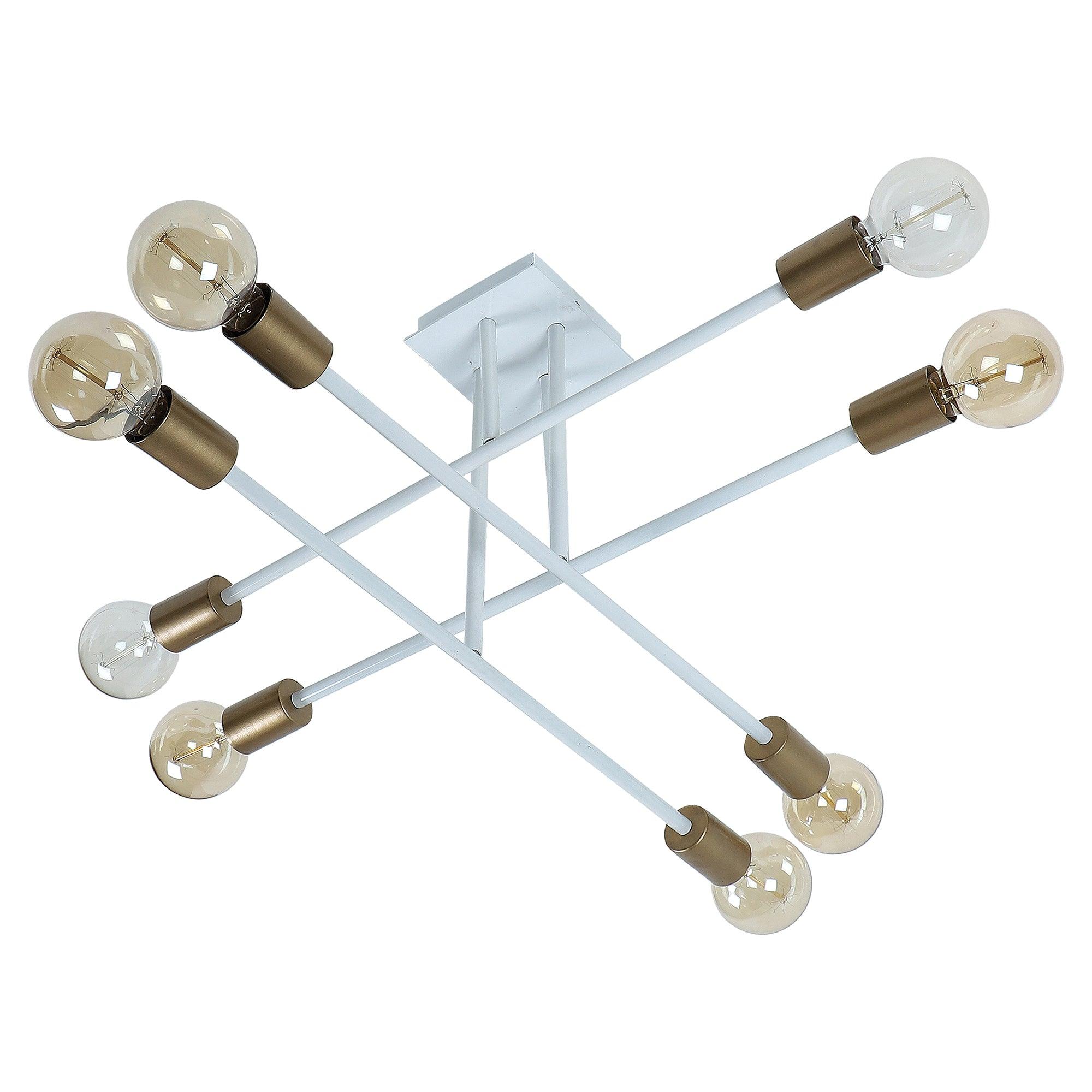 Eight Head Sputnik White Mordern Chandelier By SS Lightings - Ouch Cart