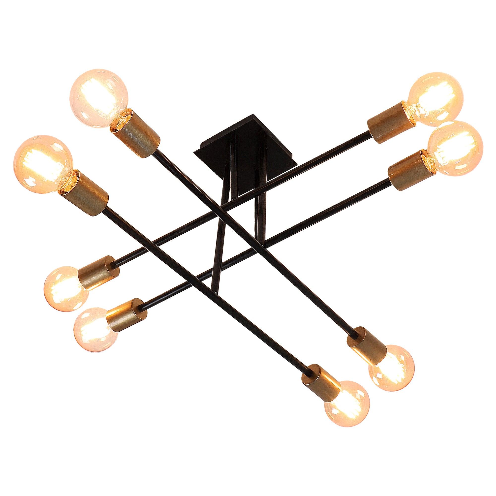 Eight Head Sputnik Black Mordern Chandelier By SS Lightings - Ouch Cart