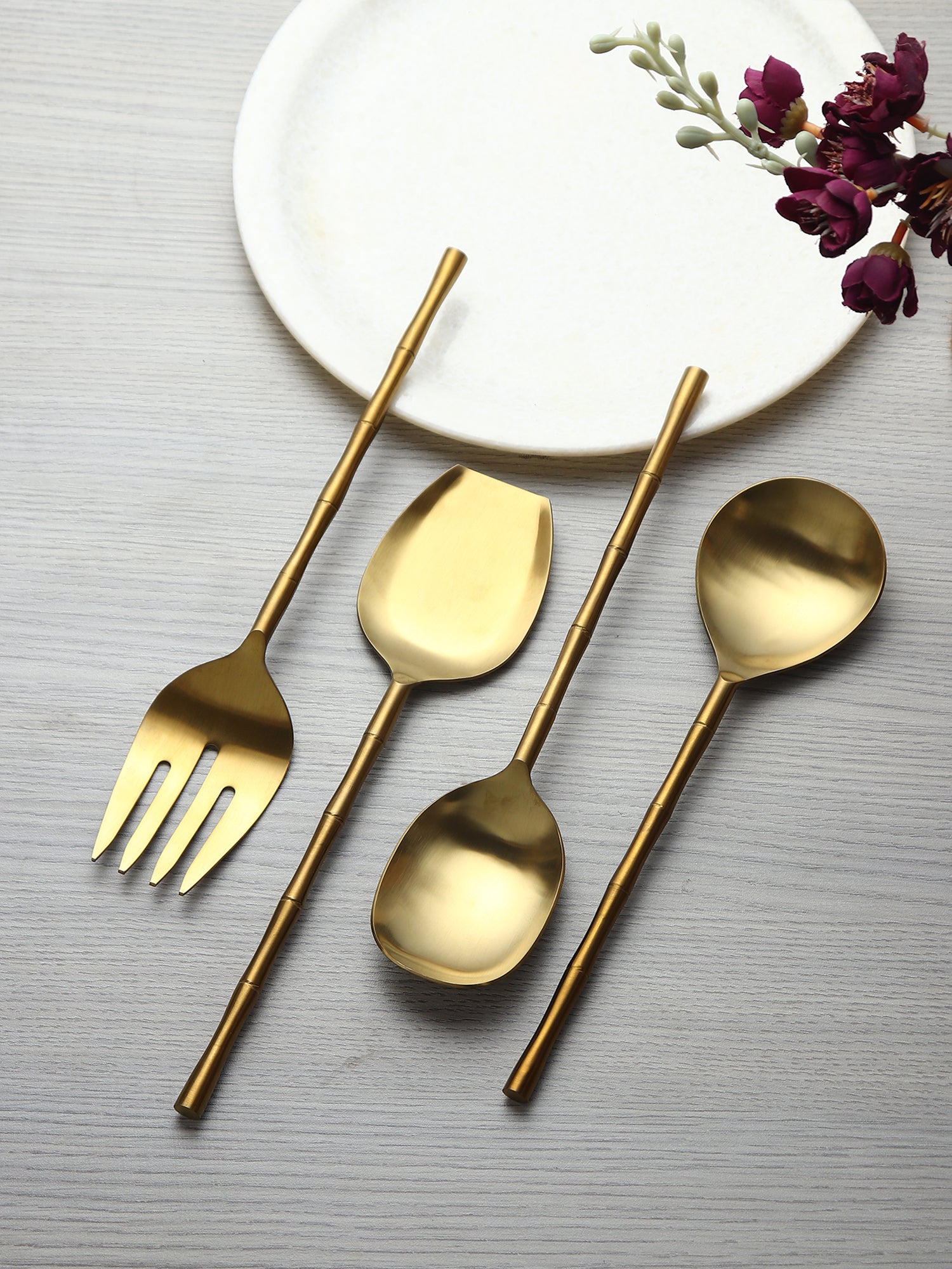 Bamboo Elegance Serving Set - OUCH CART | kitchen &Dining