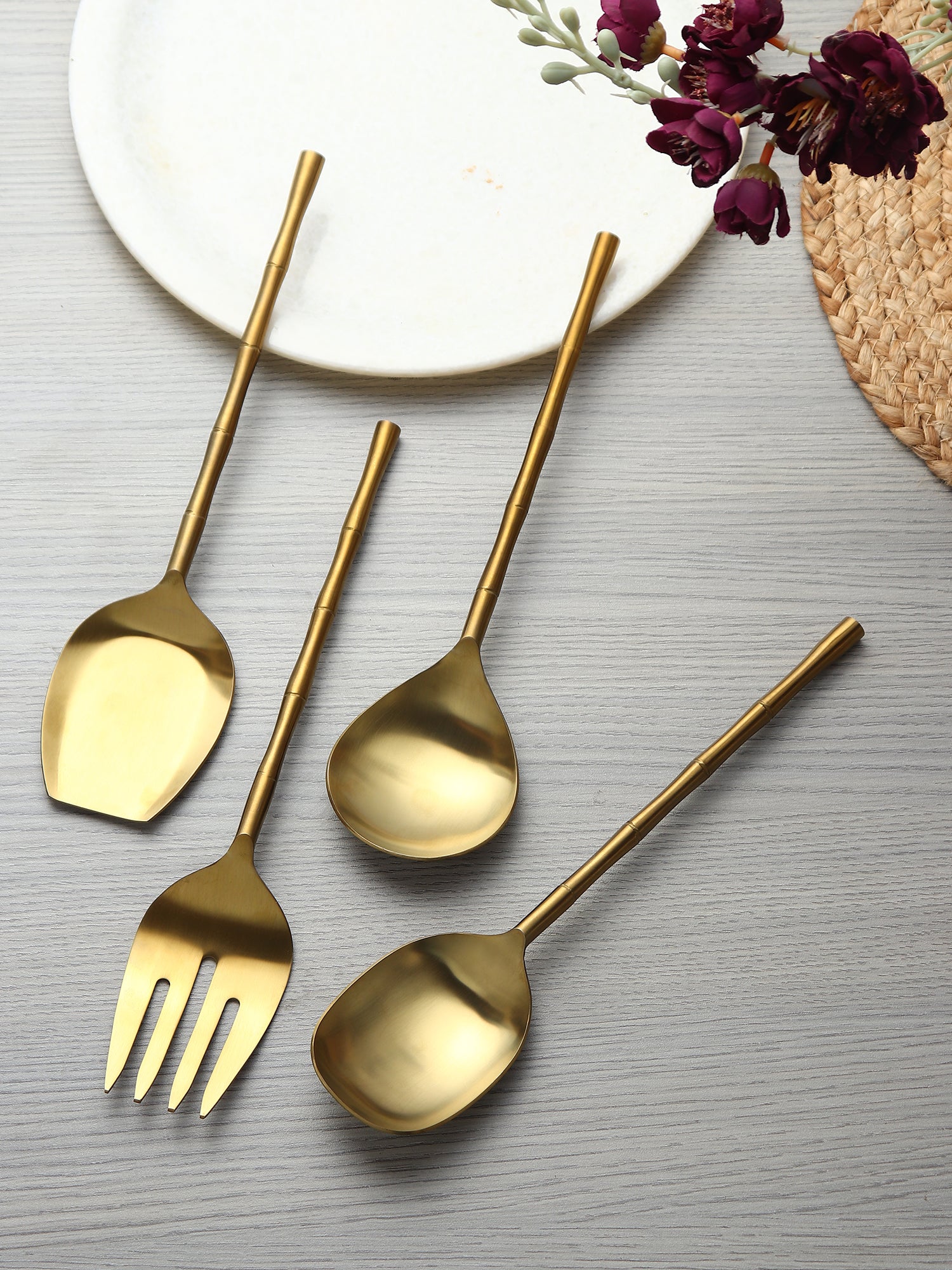 Bamboo Elegance Serving Set M.M.I. OVERSEAS