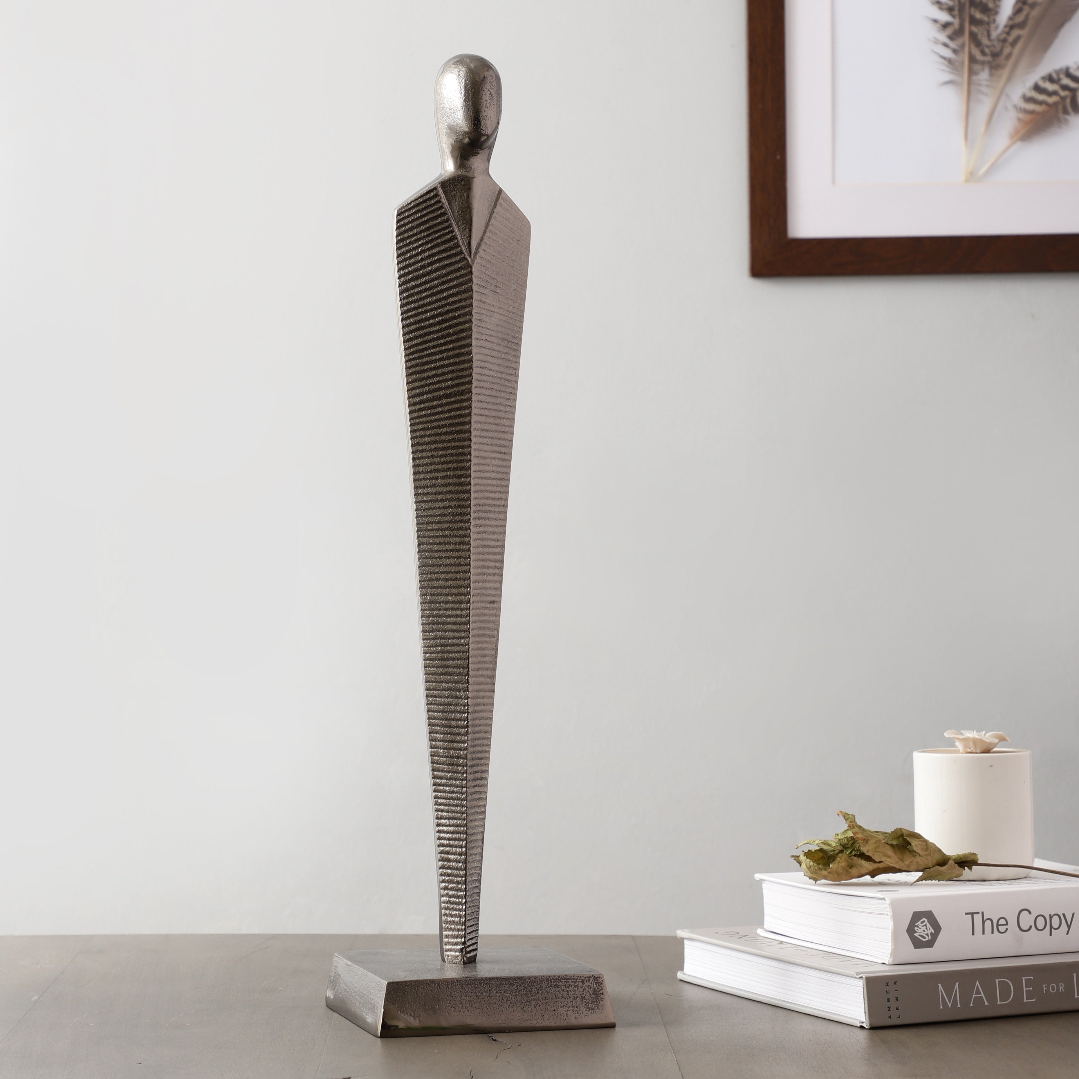 Pedestal Figurine Black Ouch Cart