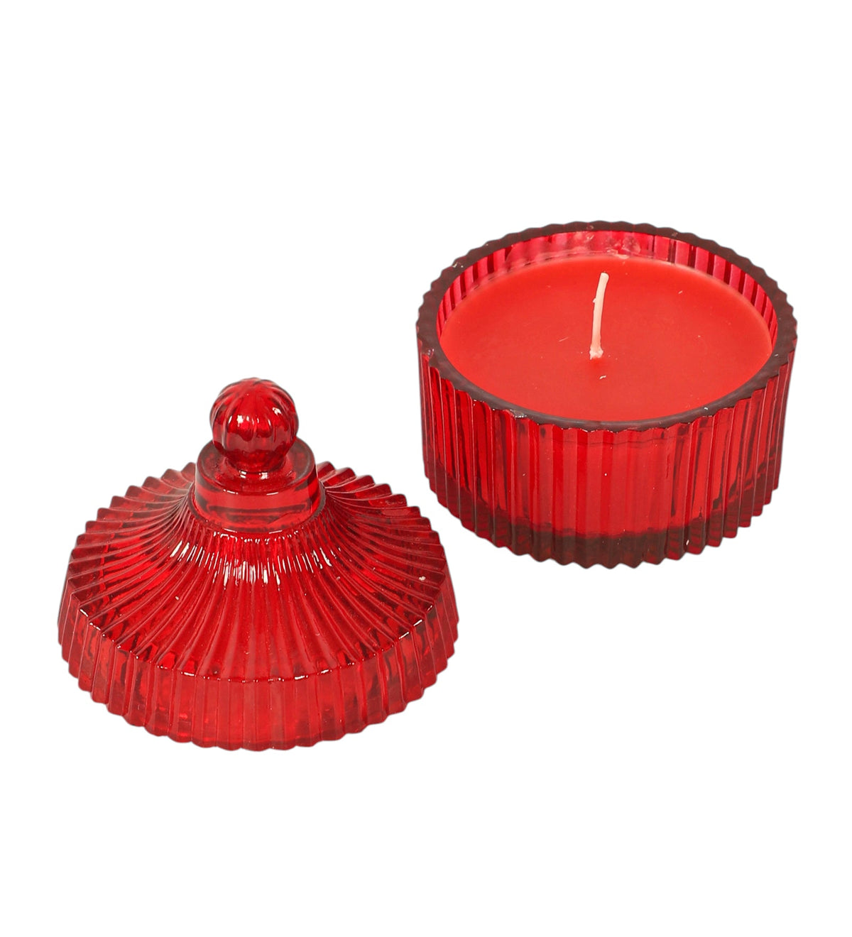 Elara Crimson Rose Candle M.M.I. OVERSEAS