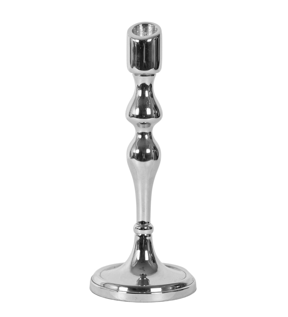Lumora Small Silver Candleholder M.M.I. OVERSEAS