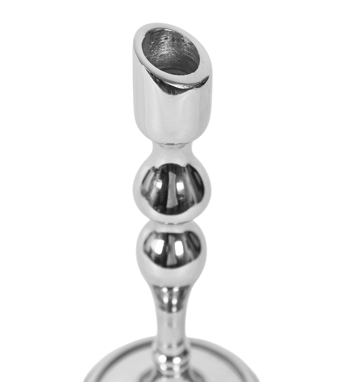 Lumora Small Silver Candleholder M.M.I. OVERSEAS