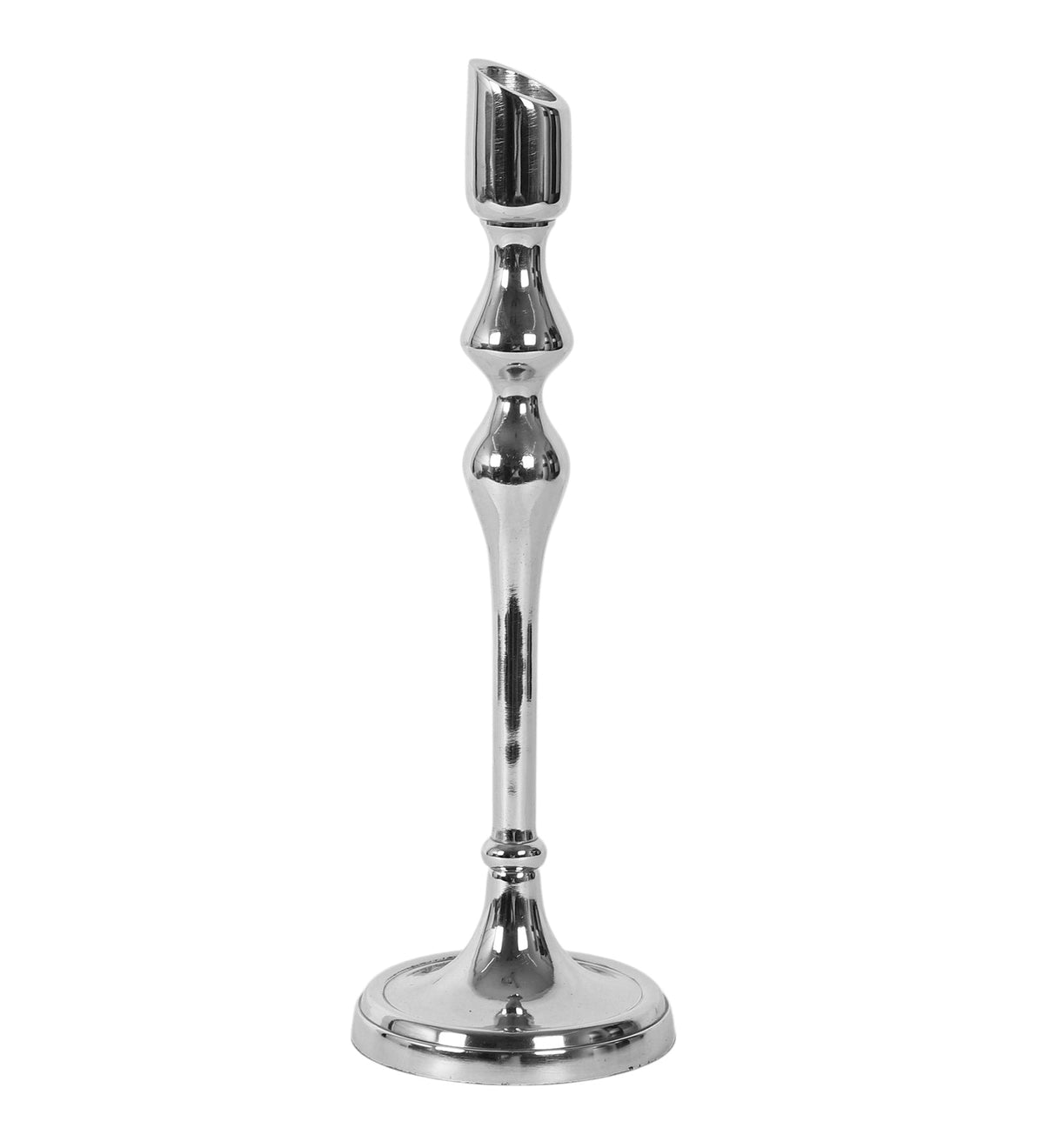 Lumora Large Silver Candleholder M.M.I. OVERSEAS