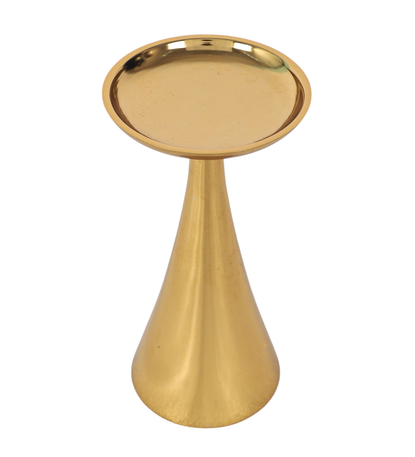 Aureus Petite Gold Pillar Candle Stand M.M.I. OVERSEAS