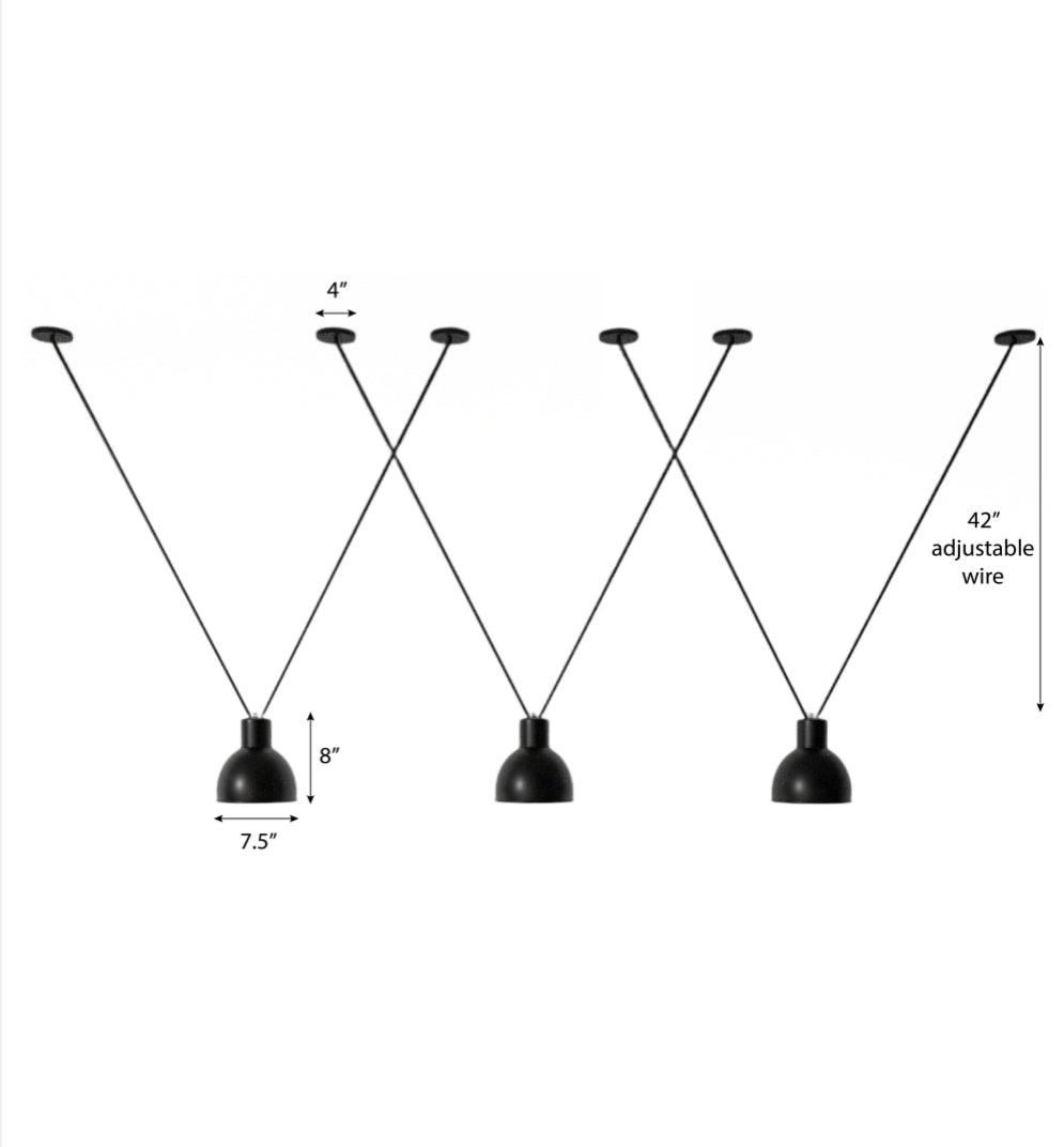 Demeanor V-Cluster Pendant Light - Ouch Cart