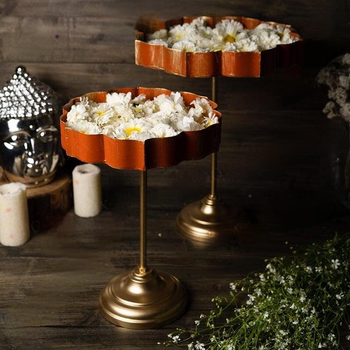 Orange sat of 2 urli - Ouch Cart