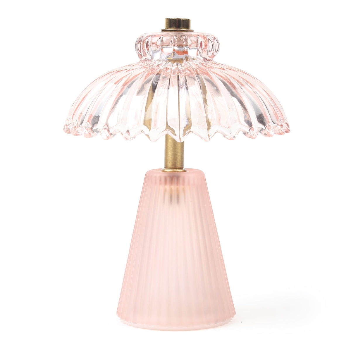 Cressa Crystelle Glass Lamp Ouch Cart