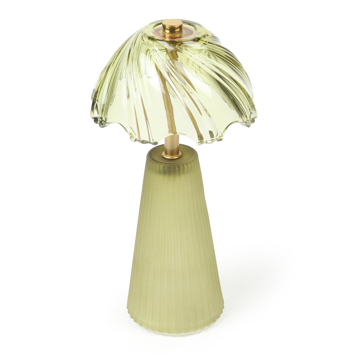 Calista Crystelle Glass Lamp Ouch Cart