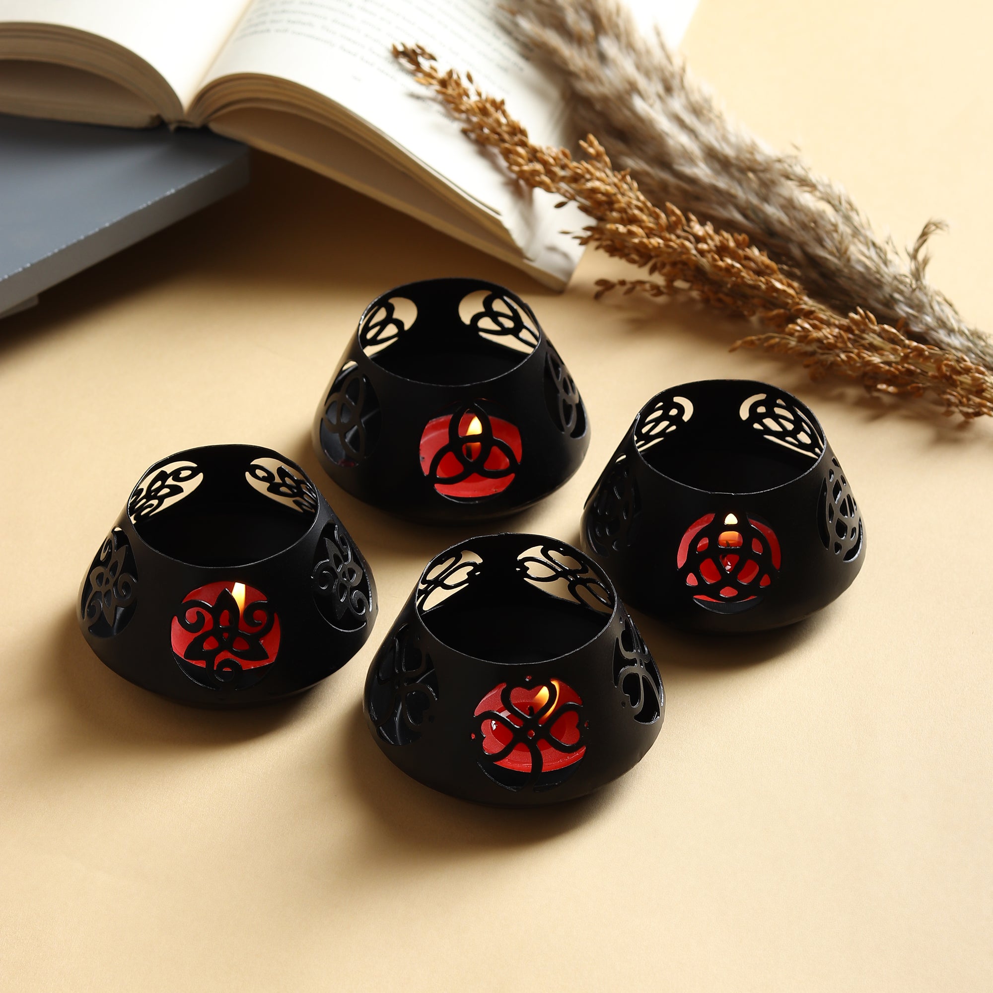 Sharingan T light Holder black - OUCHCART