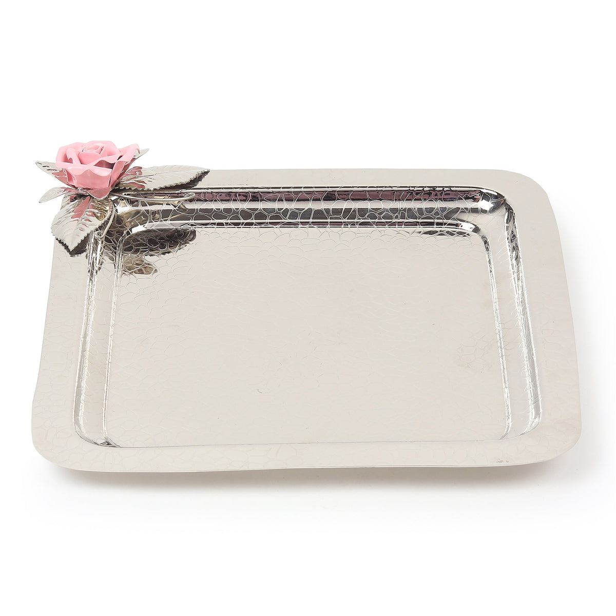 Petal Eclat Pink Square Tray Ouch Cart