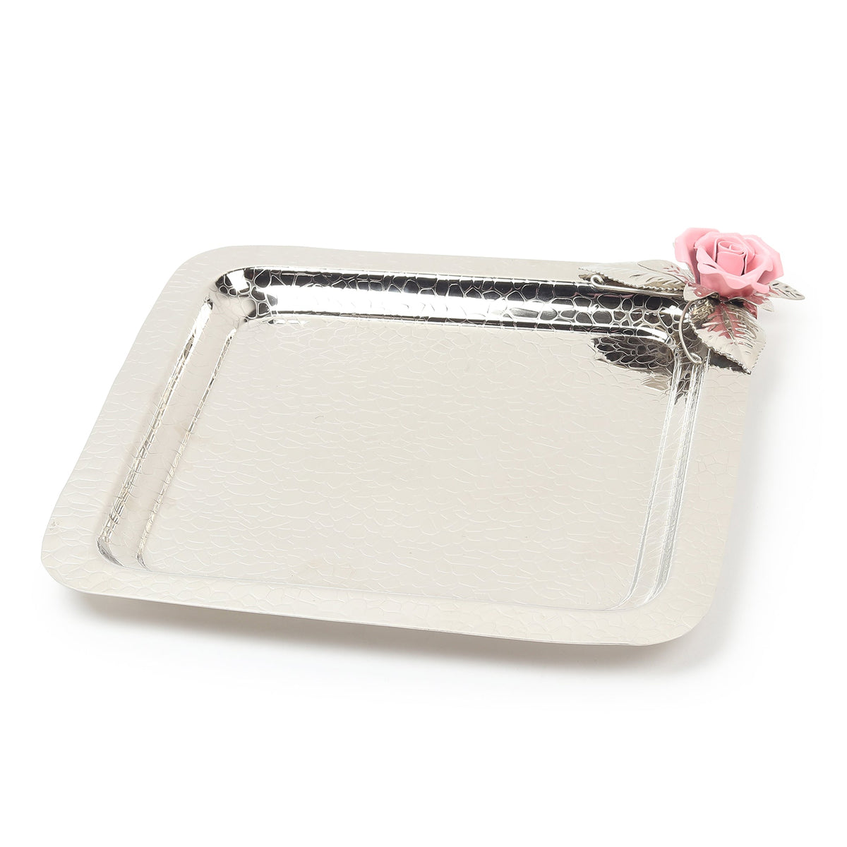 Petal Eclat Pink Square Tray Ouch Cart