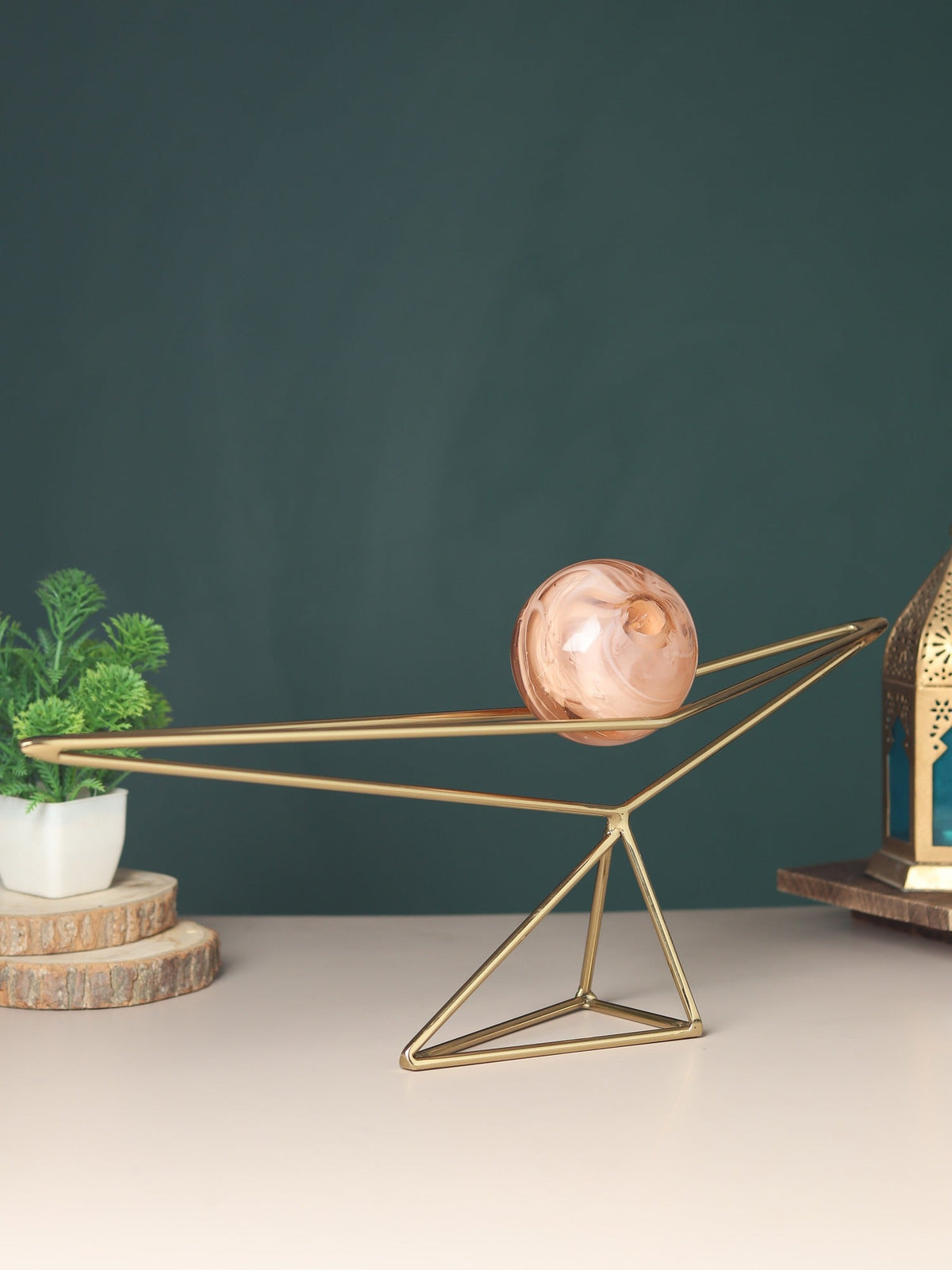 ORB'S Triangular Nexus with Peach Ball M.M.I. OVERSEAS
