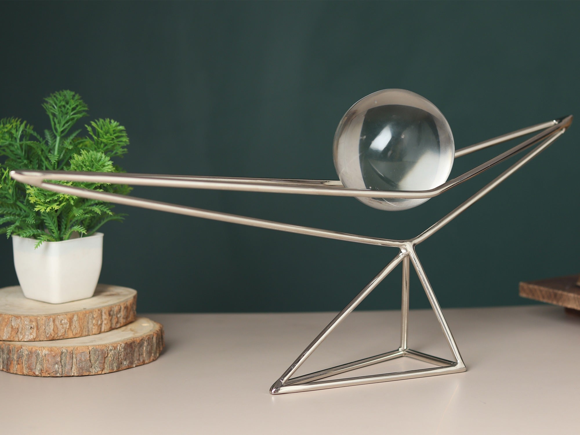 ORB'S Triangular Nexus with crystal Ball