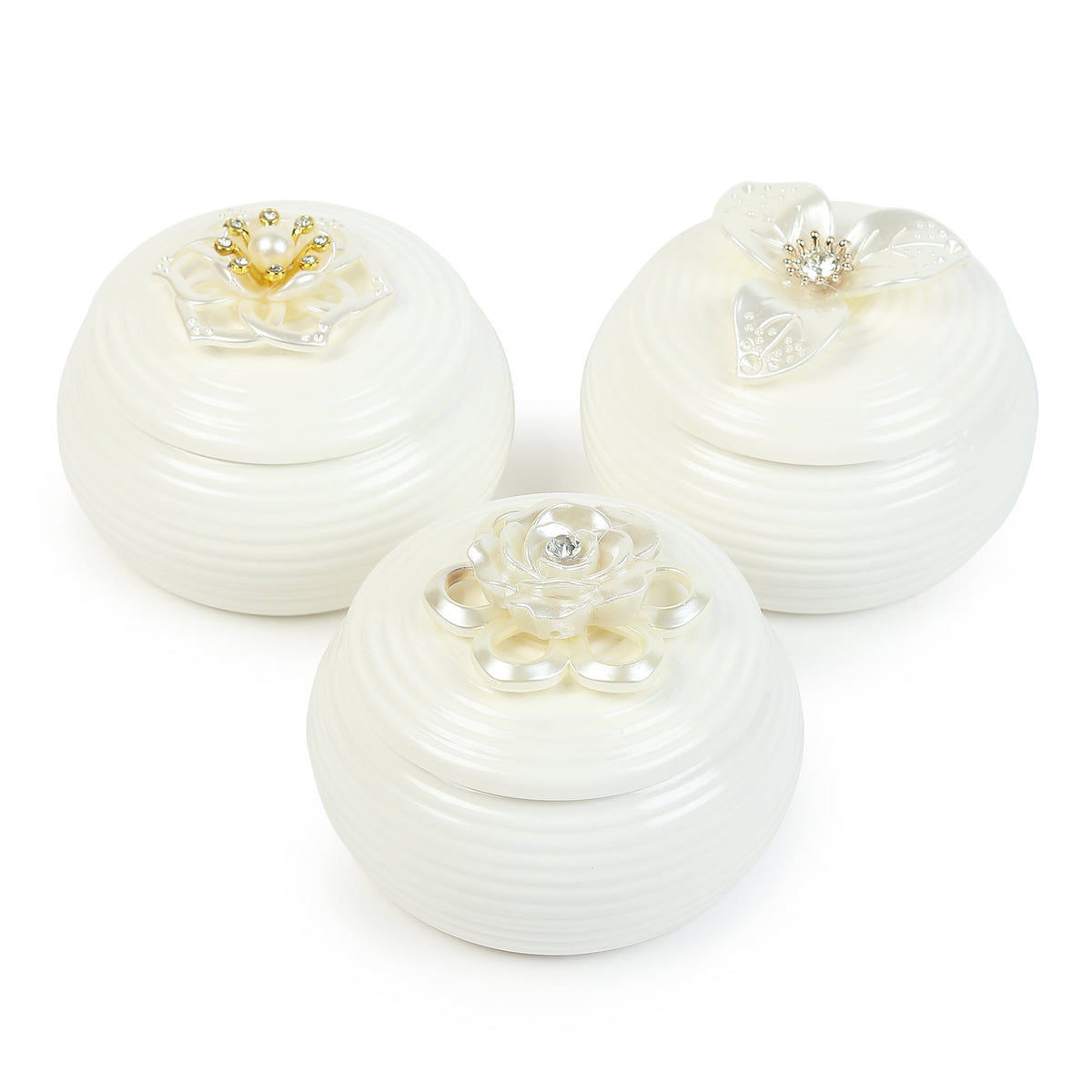 Botanique Porcelain Box Set M.M.I. OVERSEAS