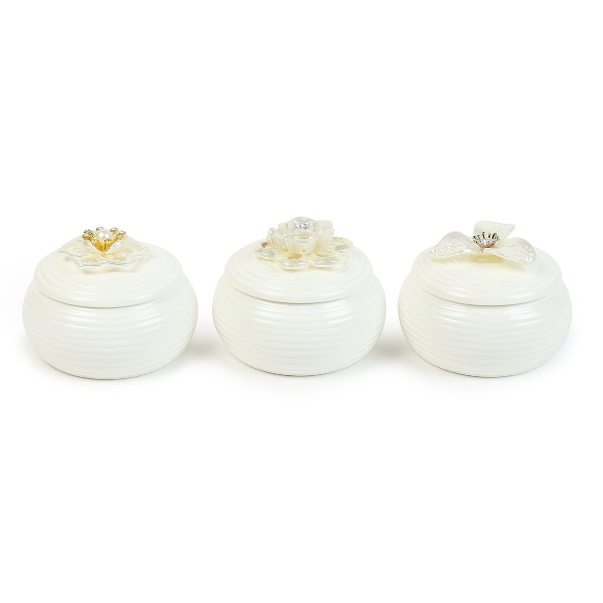 Botanique Porcelain Box Set M.M.I. OVERSEAS