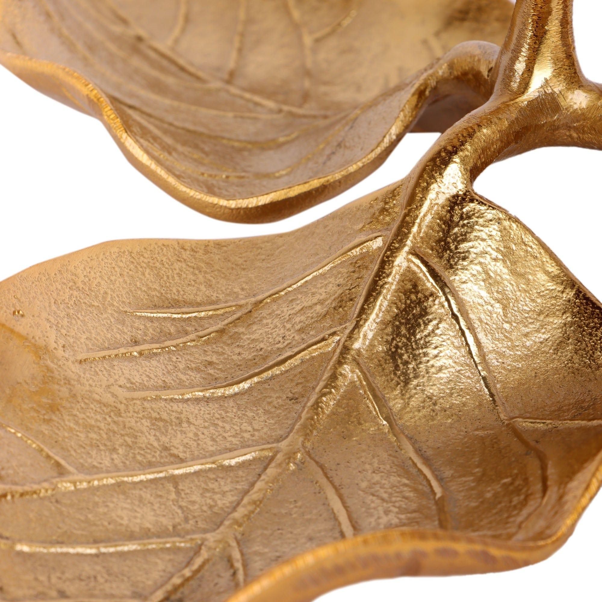 3 Leaf Decorative Tray/ Platter - Ouch Cart