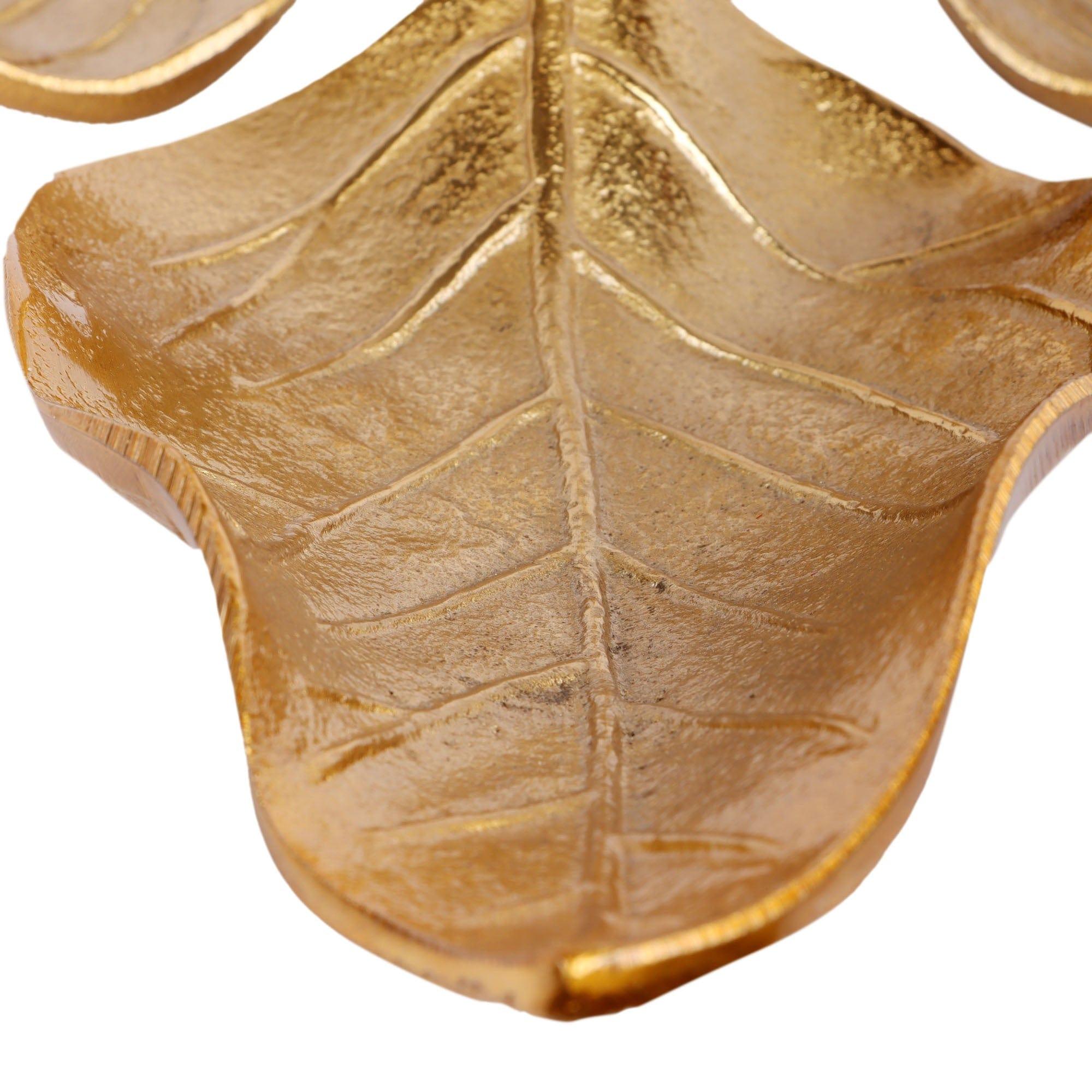 3 Leaf Decorative Tray/ Platter - Ouch Cart