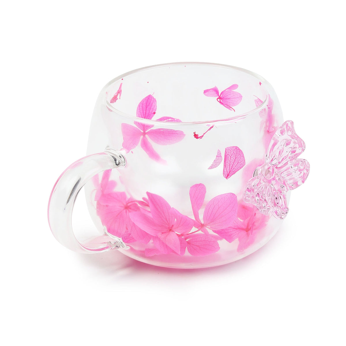 Titli Bloom Glass Mug Pink M.M.I. OVERSEAS