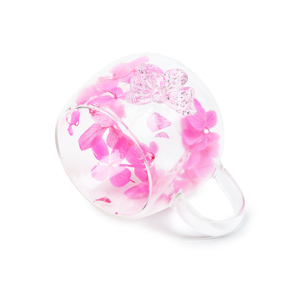 Titli Bloom Glass Mug Pink