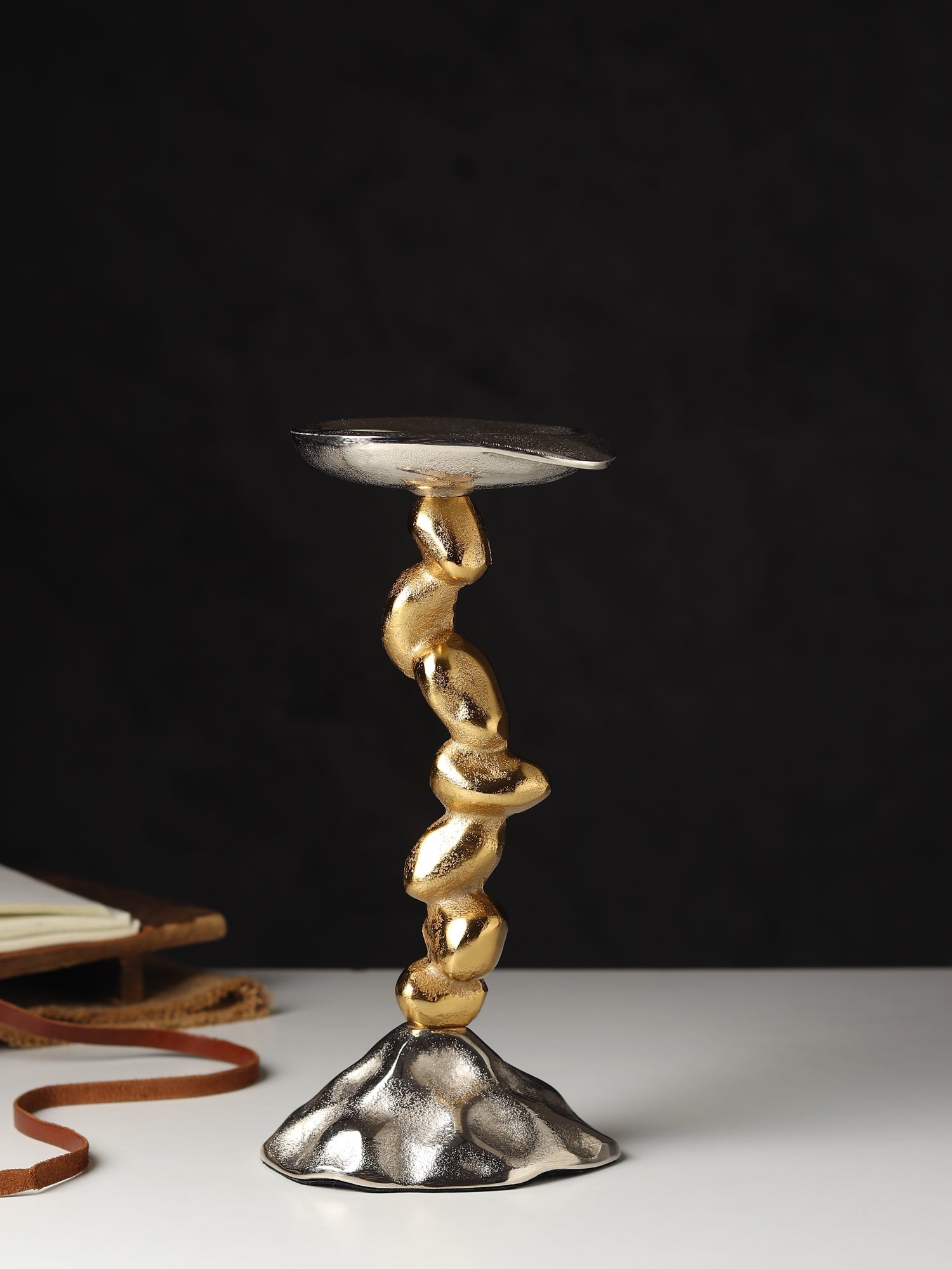 Stones Orivia Candle Holder Small M.M.I. OVERSEAS