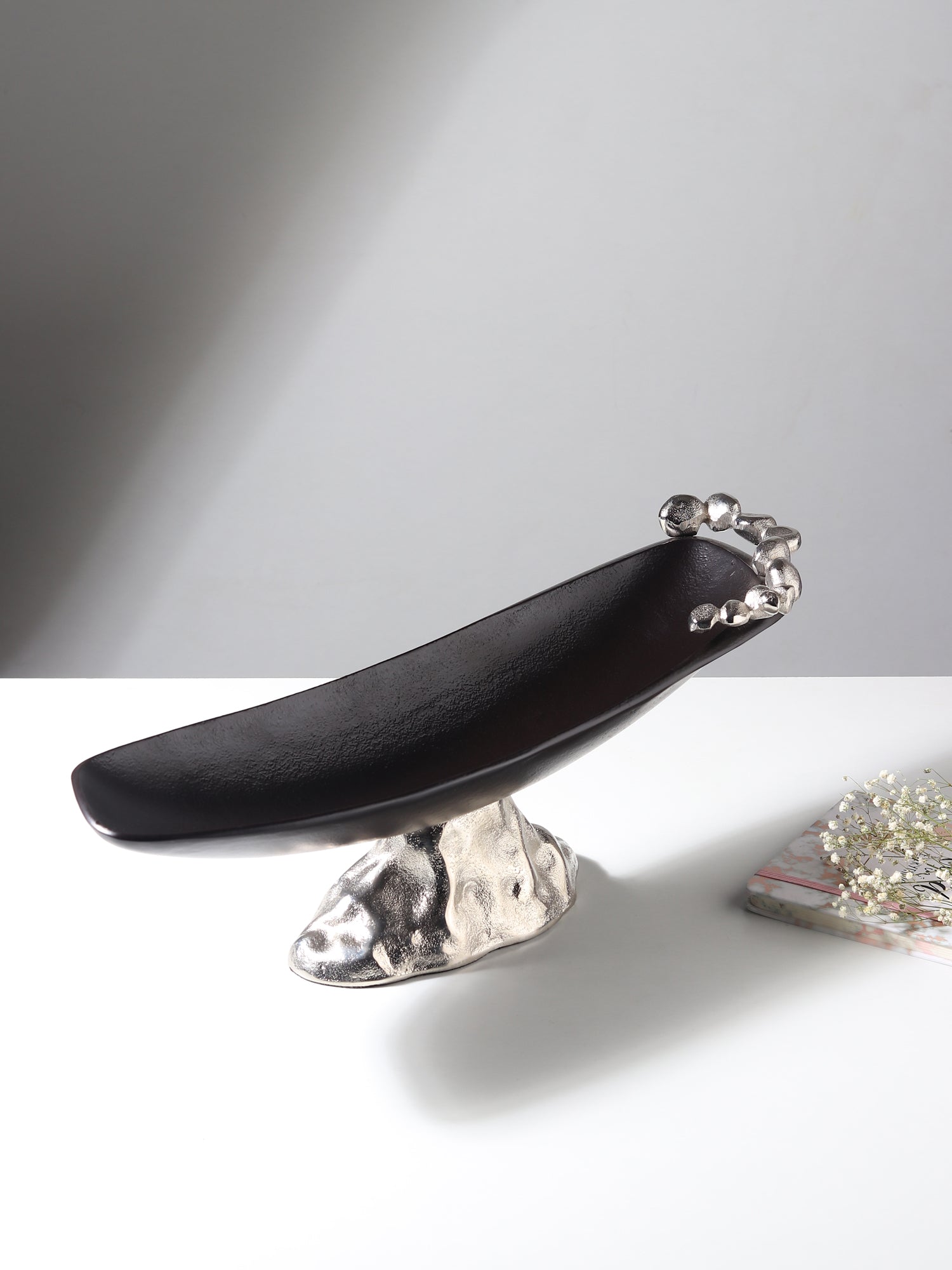 Stones Orivia Silver Platter Large M.M.I. OVERSEAS