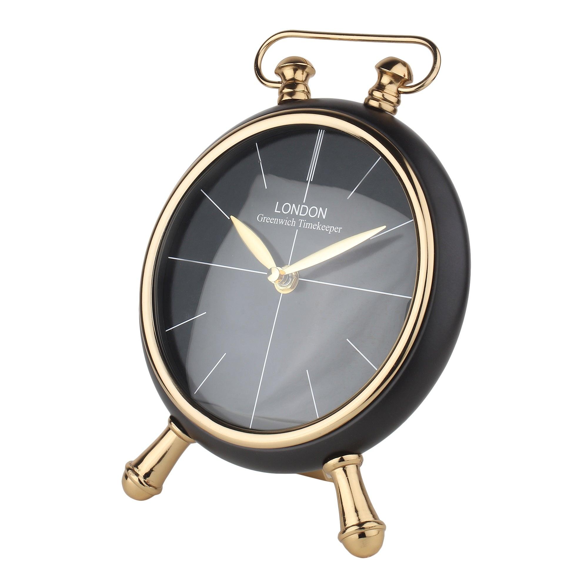 Essence Desk Timepiece in Black Gold - Ouch Cart