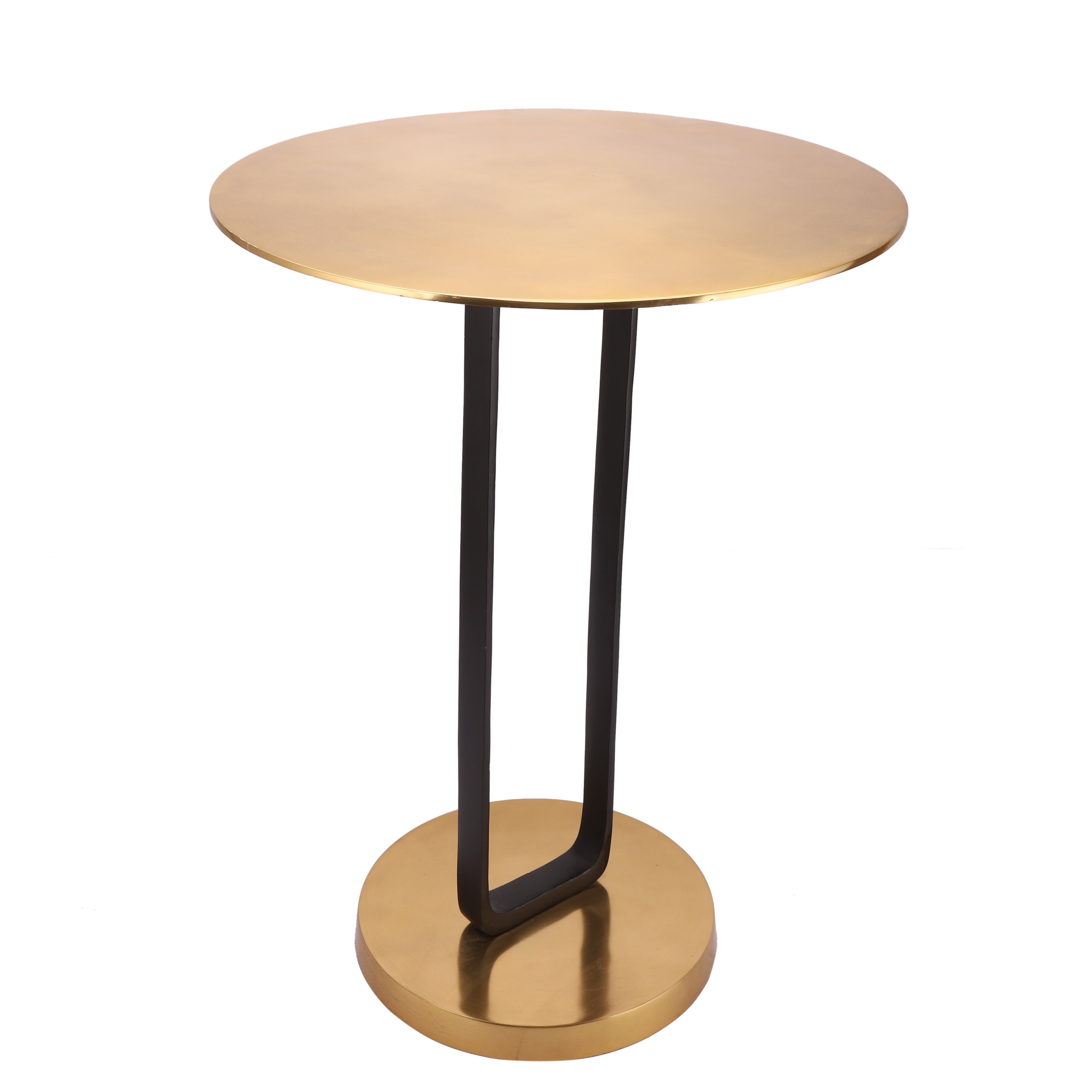 Irwin's Rectange Table by Décor de Maison in Gold top & base with Black Body-OUCHCART